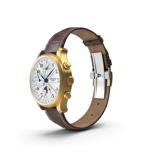 Brown Leather Belt Watch
