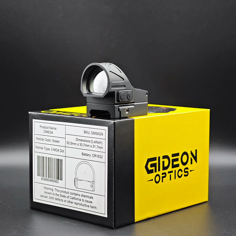 Original Gideon Optics Green/Red Circle Dot Sight Riflescope Footprint Optics for Hunting