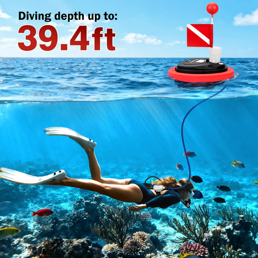 TUXING Scuba Diving Equipment Diving Mobile Ventilator Tankless Waterproof Rechargeable Underwater Time 3.5-5H Depth 10m