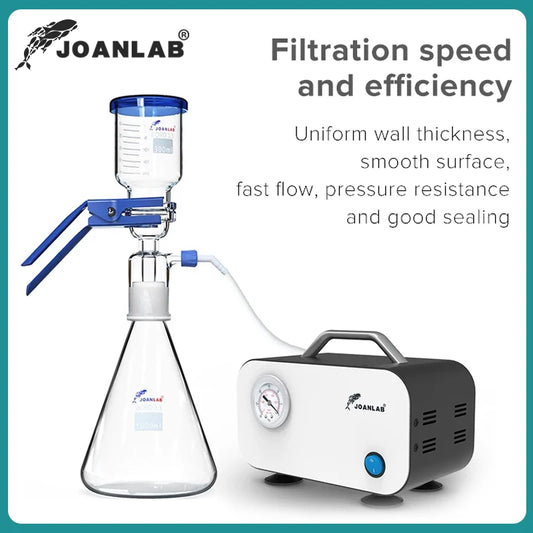 1000ml Vacuum Filter Apparatus Lab Equipment Filter Flask Glass Filter Sand Core Liquid Solvent Membrane Filter With Rubber Tube