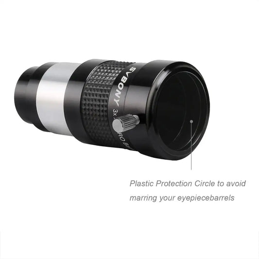 SVBONY 1.25" Telescope Eyepiece Barlow Lens 3x Fully Multi-Coated Advanced Achromatic SV136