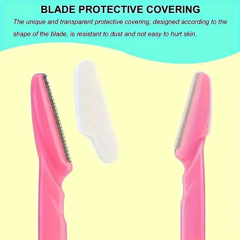 15 Multifunctional Facial Trimming Set, Suitable for Both Women And Men - Eyebrow Trimmer with Safety Cover, Suitable for Eyebro
