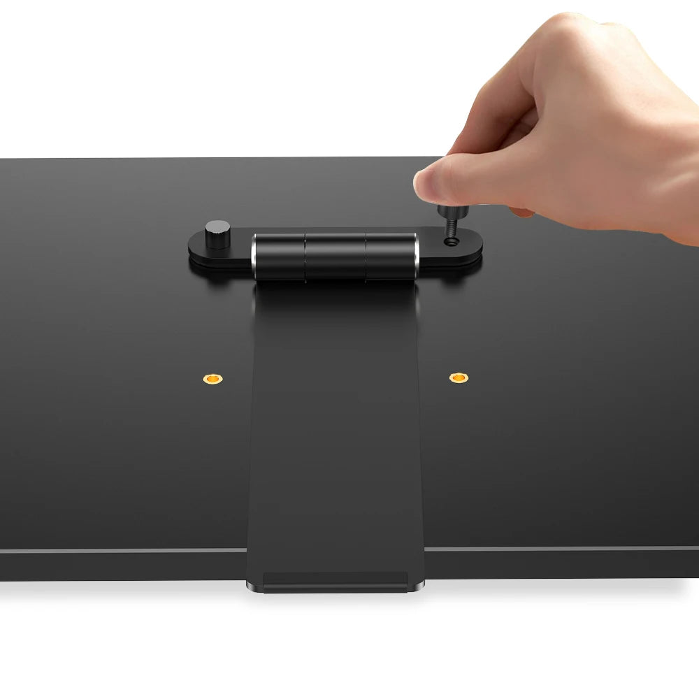 UPERFECT Portable VESA Monitor Stand with Hand Screw 7 to 18.5 inch Freestanding VESA Monitor Desk Mount with Swivel/Tilt/Rotat