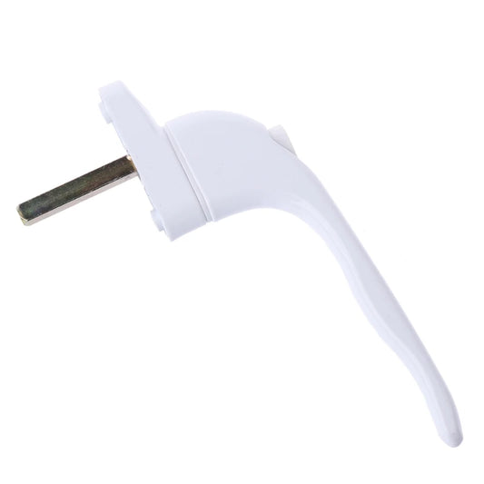 UPVC White Universal Espag Window Handle - Key Locking For Double Glazing