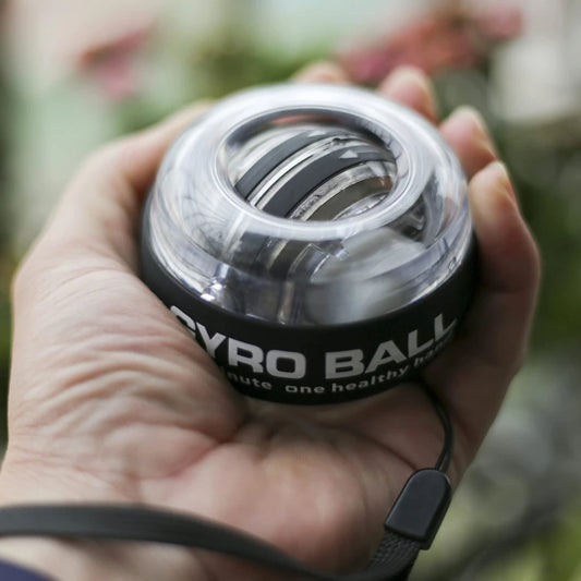 Power Wrist Hand Ball Trainer Ball Wrist Strengthener Gyro Self-Starting Forearm Trainer Gyro Ball for Strengthening Muscles