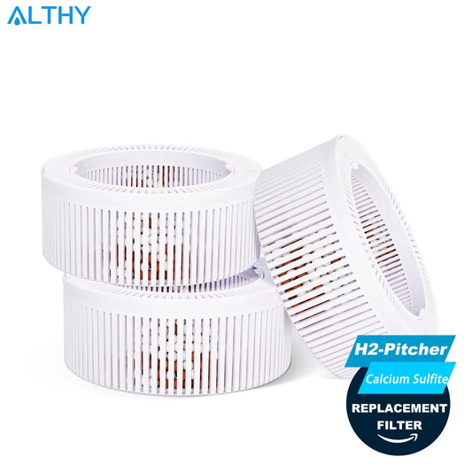 ALTHY Hydrogen Water Pitcher Generator Balanced Purified Water PH Levels /Calcium Sulfite replacement filter