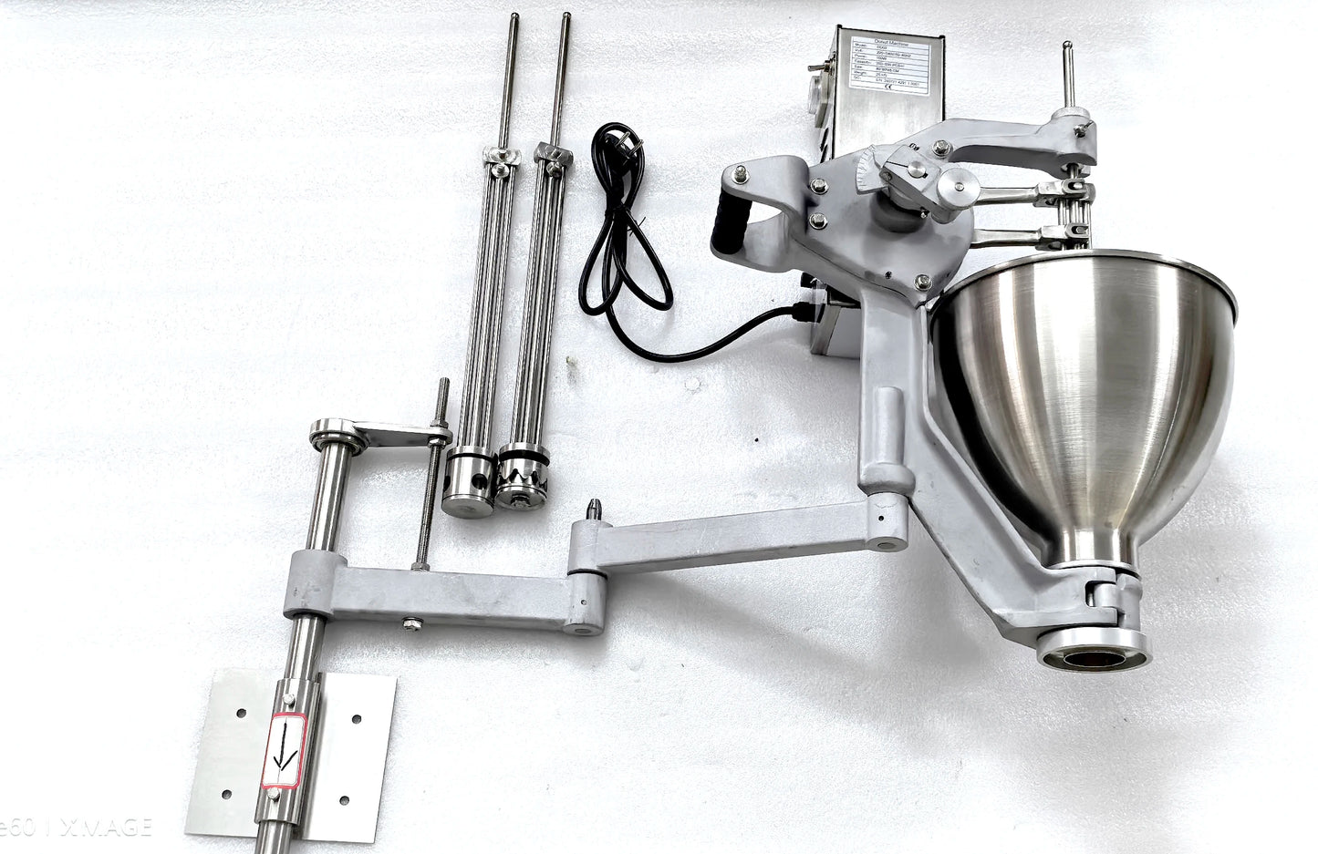 1 set Manual or electric arm for Sweet donut ring with 3 molds Professional Donut Making Machine