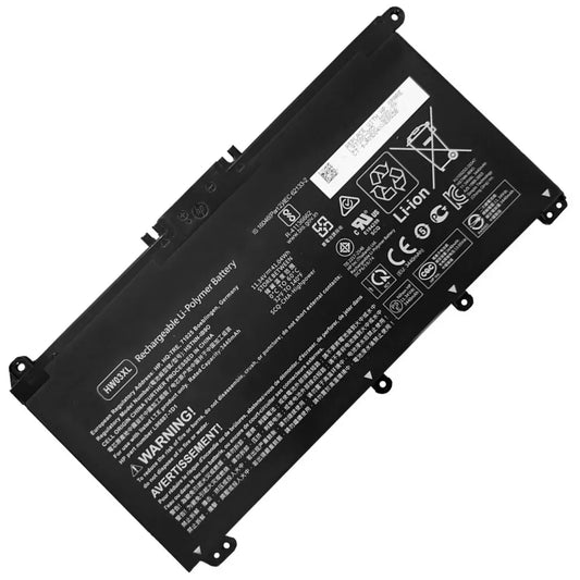 New Laptop Battery HW03XL for HP 15-EG0067ST HSTNN-IB90 LB8U L97300-005 11.55V 3600mAh 3 Cells Hp Laptop Battery