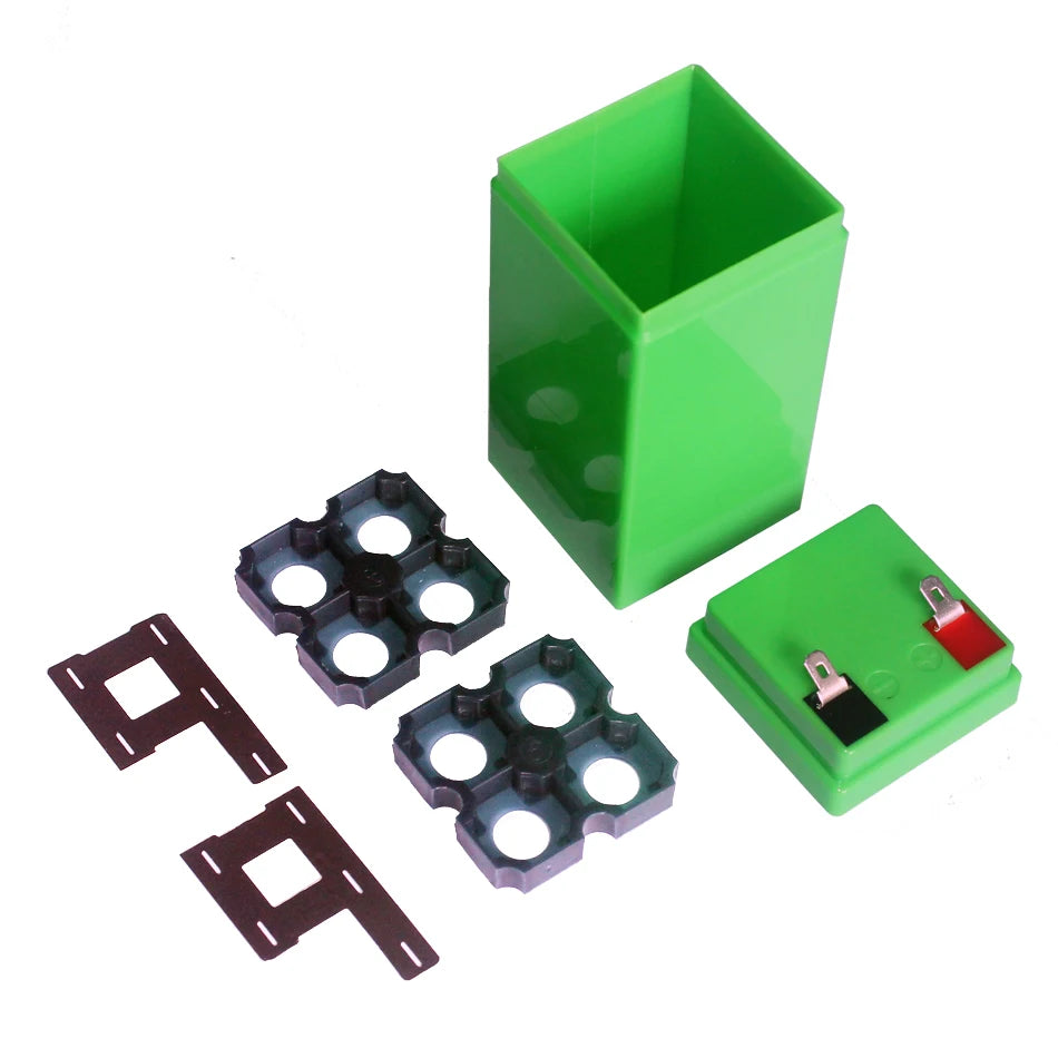 18650 Battery Storage Box Bracket 4V/6V/12V Plastic Lithium Battery Packs Toys Scale Motorcycle Batteris Holder Case