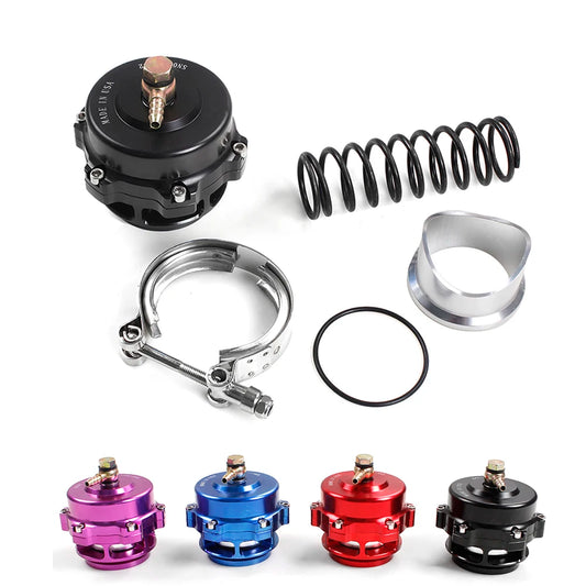 RASTP-High Quality Tial style 50mm Blow Off Valve CNC BOV Genuine with v-band Flange with logo RS-BOV027
