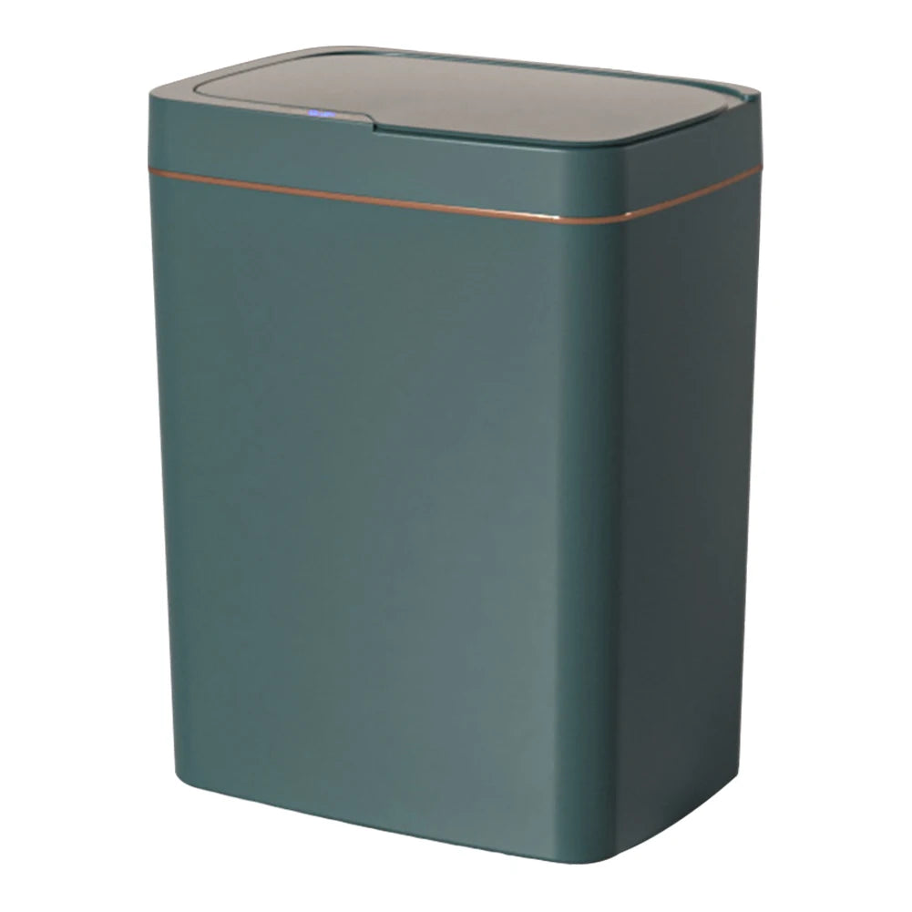 15/18L Smart Sensor Trash Can Waterproof Auto Motion Sensor Rubbish Can Rechargeable Garbage Bucket for Kitchen Bathroom Bedroom