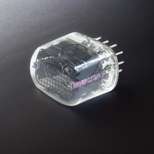 1-6PCS IN-12 Digital Tube with Decimal Point Nixie Glow Tubes Symbol Tube IN12 Nixie Tube Clock Glow Tube for LED Clock DIY Part