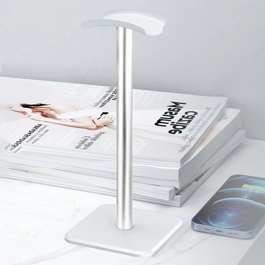 Headset Stand Aluminium Alloy Headphone Holder Rack Space Saving Desktop Organizer Display Vertical Bracket Hanger
