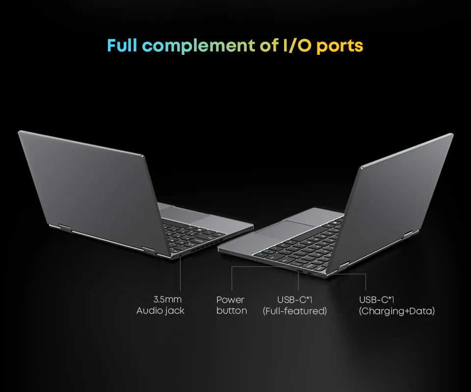 CHUWI MiniBook X 2-in-1 Laptop Intel N150(up to 3.6GHz) 512GB ROM 16GB LPDDR5 10.51" 2K FHD IPS Windows 11 Touch Screen Laptop