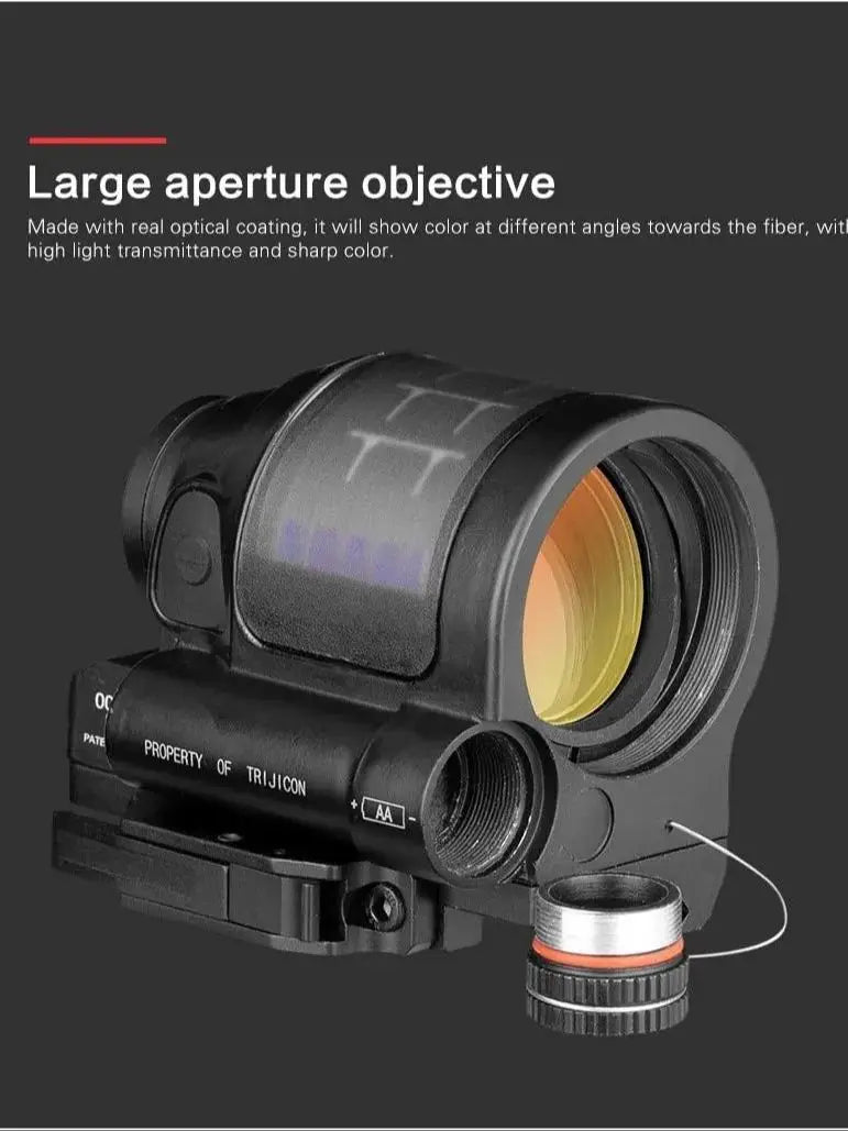 Hunting Reflex Sight Solar Power System Hunting 1X38 Red Dot Sight Scope with QD Mount Optics Rifle Scope