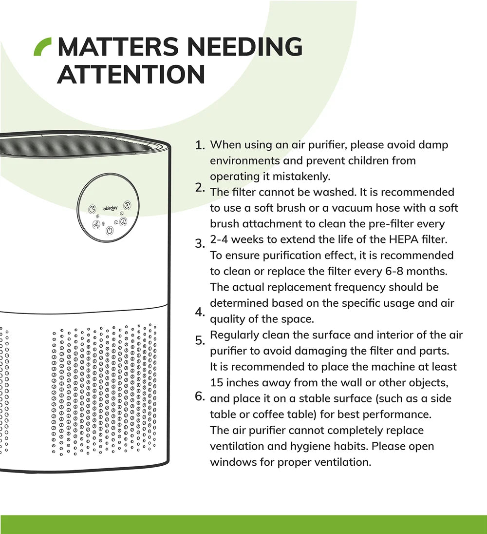 Air Purifier with Humidifier Combo for Home Allergies and Pets Hair, Smokers in Bedroom, H13 True HEPA Filter,2-in-1