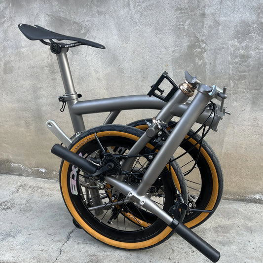 COMEPLAY Full Titanium Tri-fold Bike,Wholesale
