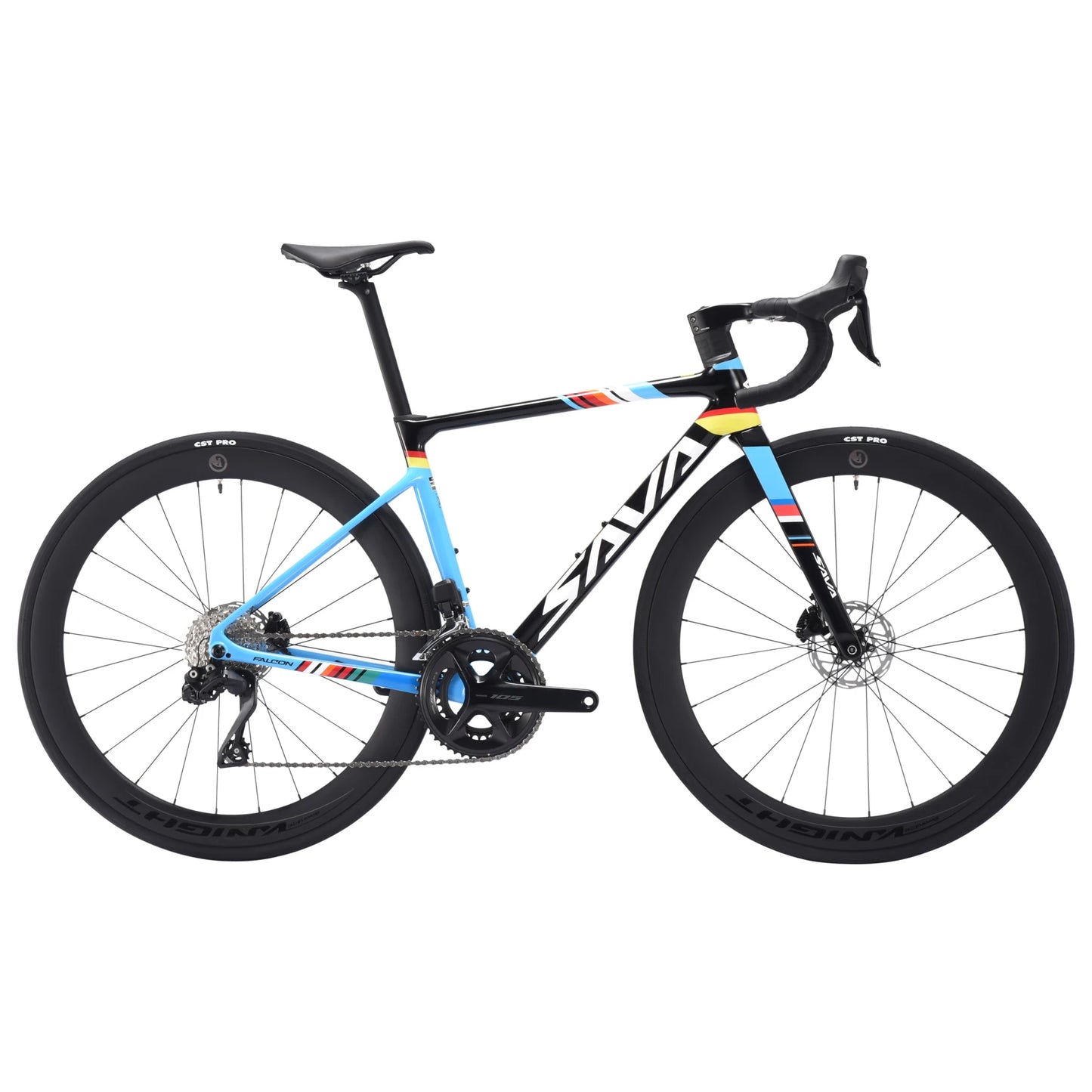 SAVA C7 Racing Team Full Carbon Fiber electronic shifting Road Bike 24-speed with SHIMAN0 7170 DI2 Kit, UCI Approved