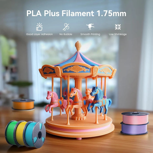 SUNLU 5KG 3D Filament PLA+/PLA+2.0/AntiString PLA /PLA Meta/High Speed PLA Filamnet 1.75mm 1KG Filament for 3D Printer& 3D Pen