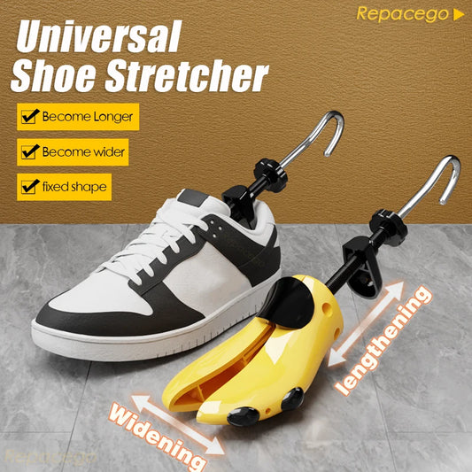 Repacego 1/2Piece Shoe Trees Adjustable Shoe Stretcher Plastic Expander Men Women Unisex Length Width shoes Extender Keeper Heel