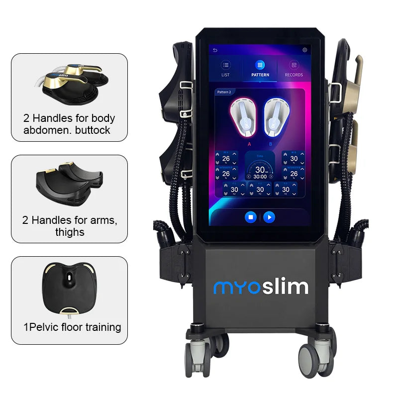 EMS Ultra Body Sculpt Mucsle Stimulator Machine with 4 handle rf Professional 6500w EMS Neo Body Shape Slimming Device