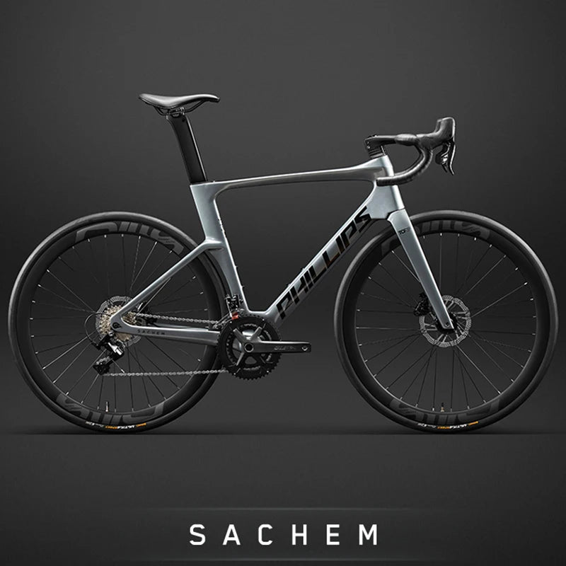 Carbon Fiber Gravel Bike,Racing Road Bike,Carbon Road Bicycle,Curved Handlebar,Brake and transmission are integrated,16/24 Speed
