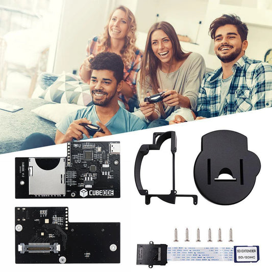 Upgraded CUBEODE V1.2 Game Console Optical Drive Emulator Board Replace DVD Drive No SD2SP2/SDGecko for NGC GameCute