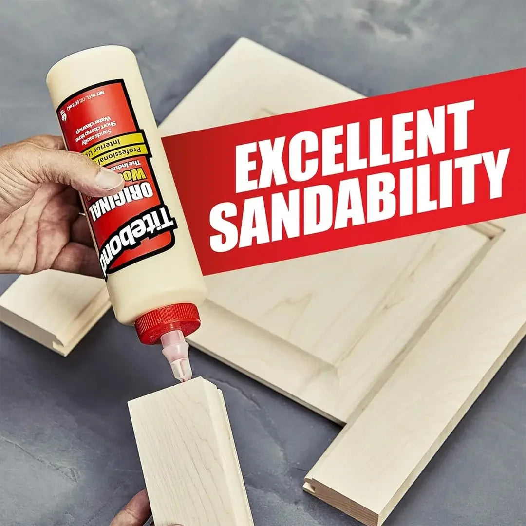 Original Wood Glue 5063, Industry Standard for Woodworking, Furniture Repair/Assembly, Home Repair or Modeling, 8 oz