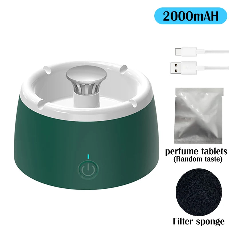 Ashtray with Air Purification USB Charging Smoke Automatic Removal Ashtrays Smoke Eliminator Air Purifier Ash Tray for Home