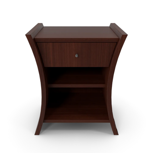 Bedside Table African Cherry