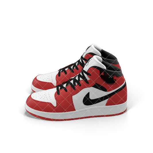 Nike Air Jordan 1 Red And Black