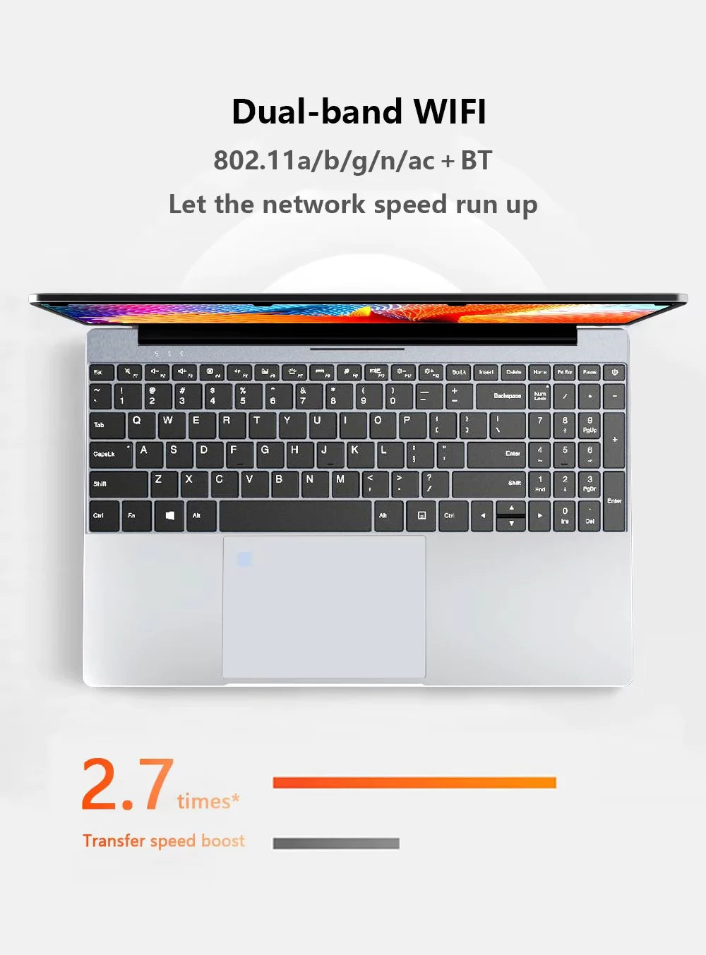 Windows 11 Intel i9-10980HK i3-6100U 15.6 inch Portable Laptop Fingerprint Unlock Notebook 16GB 1TB 2TB Gaming Laptops Computer