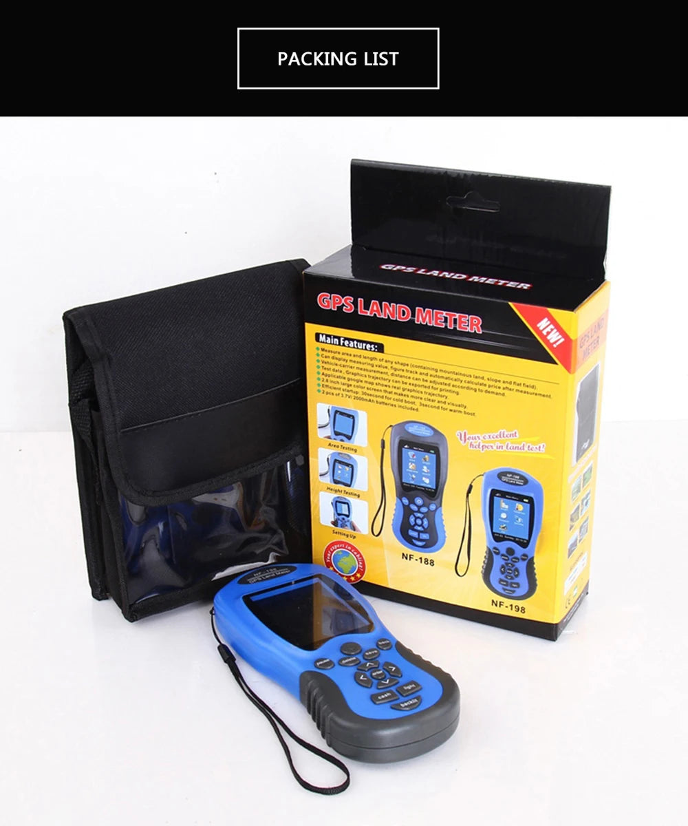 NOYAFA NF-198 GPS Mu Meter Survey Equipment Land Meter Device for Farm Land Surveying And Mapping Area Measurement Tool