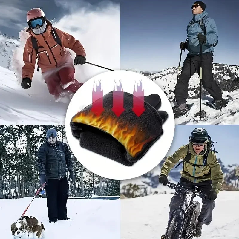 Winter Gloves, Lightweight Touchscreen Gloves Thermal Gloves, Non Slip Cycling Gloves Driving Gloves Running Gloves Waterproof