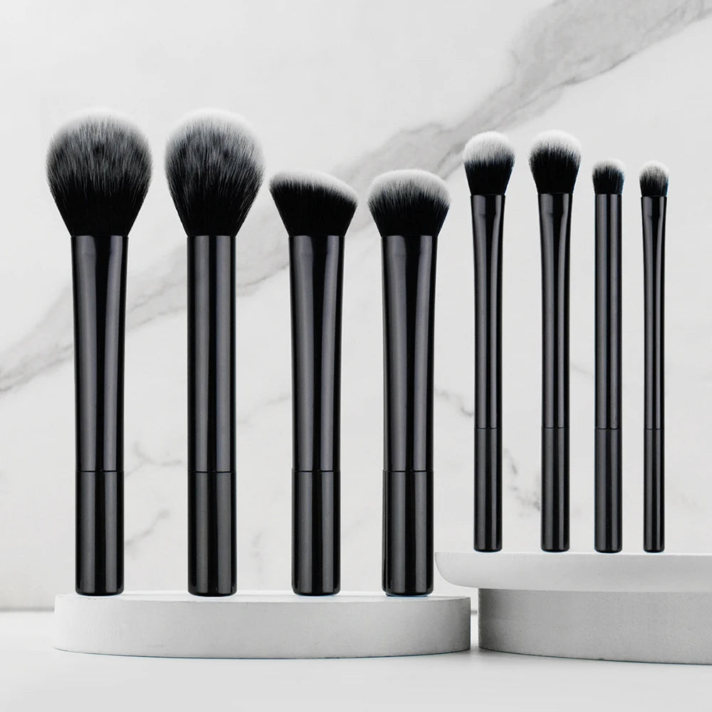 Makeup Brush Kit Soft 8pcs Synthetic Hair Make Up Brushes Foundation Blush Eyeshadow Cosmetic Makeup Tools