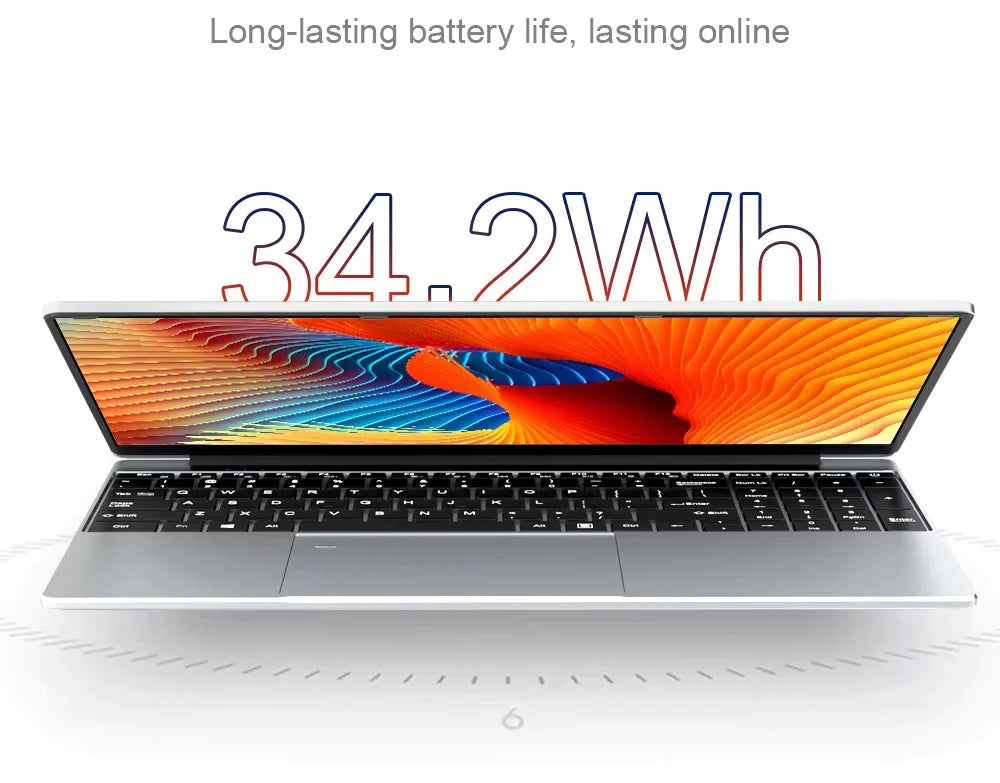 Windows 11 Intel i9-10980HK i3-6100U 15.6 inch Portable Laptop Fingerprint Unlock Notebook 16GB 1TB 2TB Gaming Laptops Computer