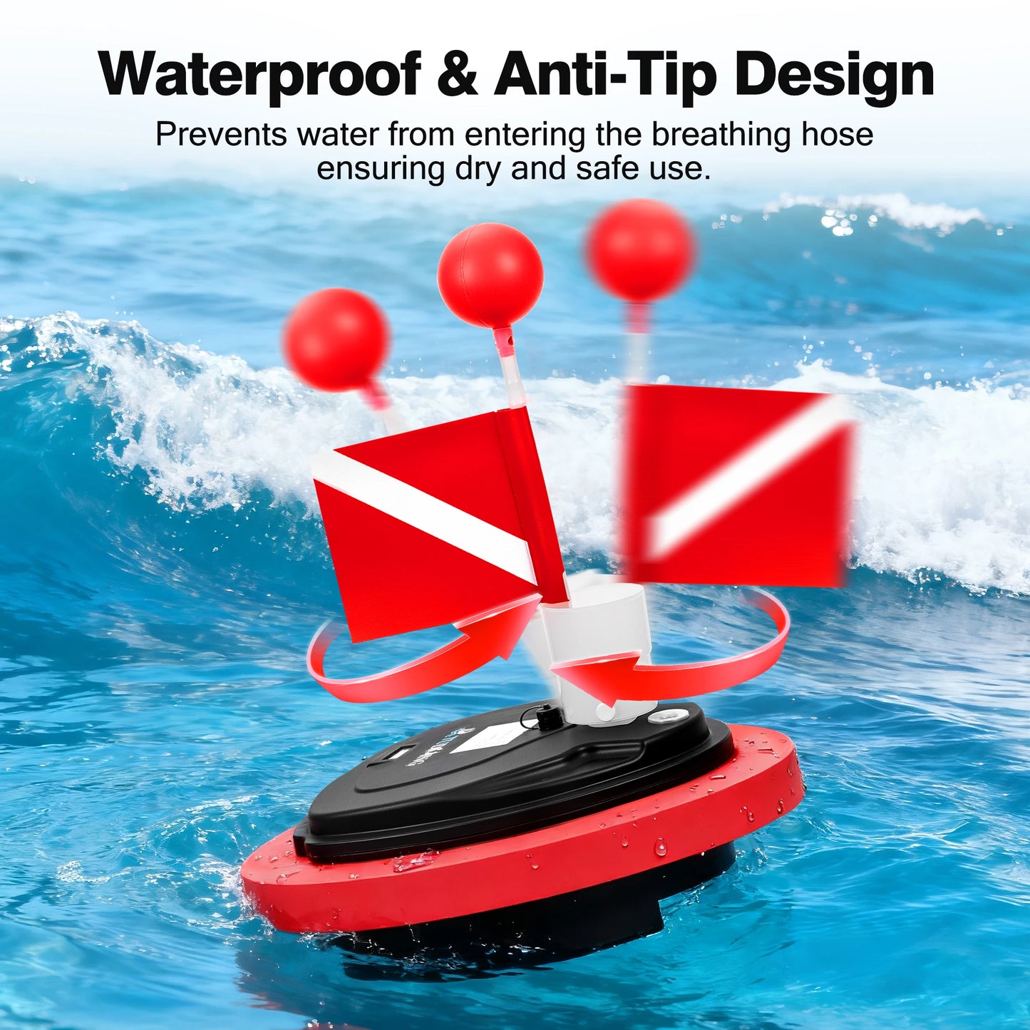 TUXING Scuba Diving Equipment Diving Mobile Ventilator Tankless Waterproof Rechargeable Underwater Time 3.5-5H Depth 10m