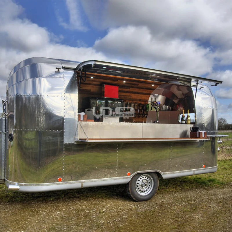 Urdream Custom Concession Catering Mobile Bar BBQ Food Trailer Fully Equipped Ice Cream Coffee Fast Food Truck Sale