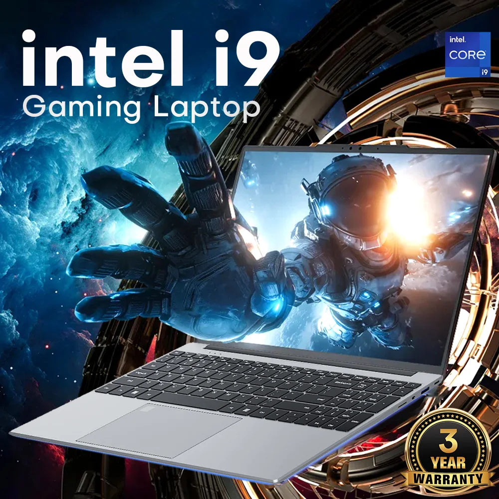 Xiaman 15.6" Portable Gaming Laptop Intel Core i9 8950HK i3 6100U Wins 11 Gamer PC 16GB RAM 1TB SSD Notebook Computer Laptops