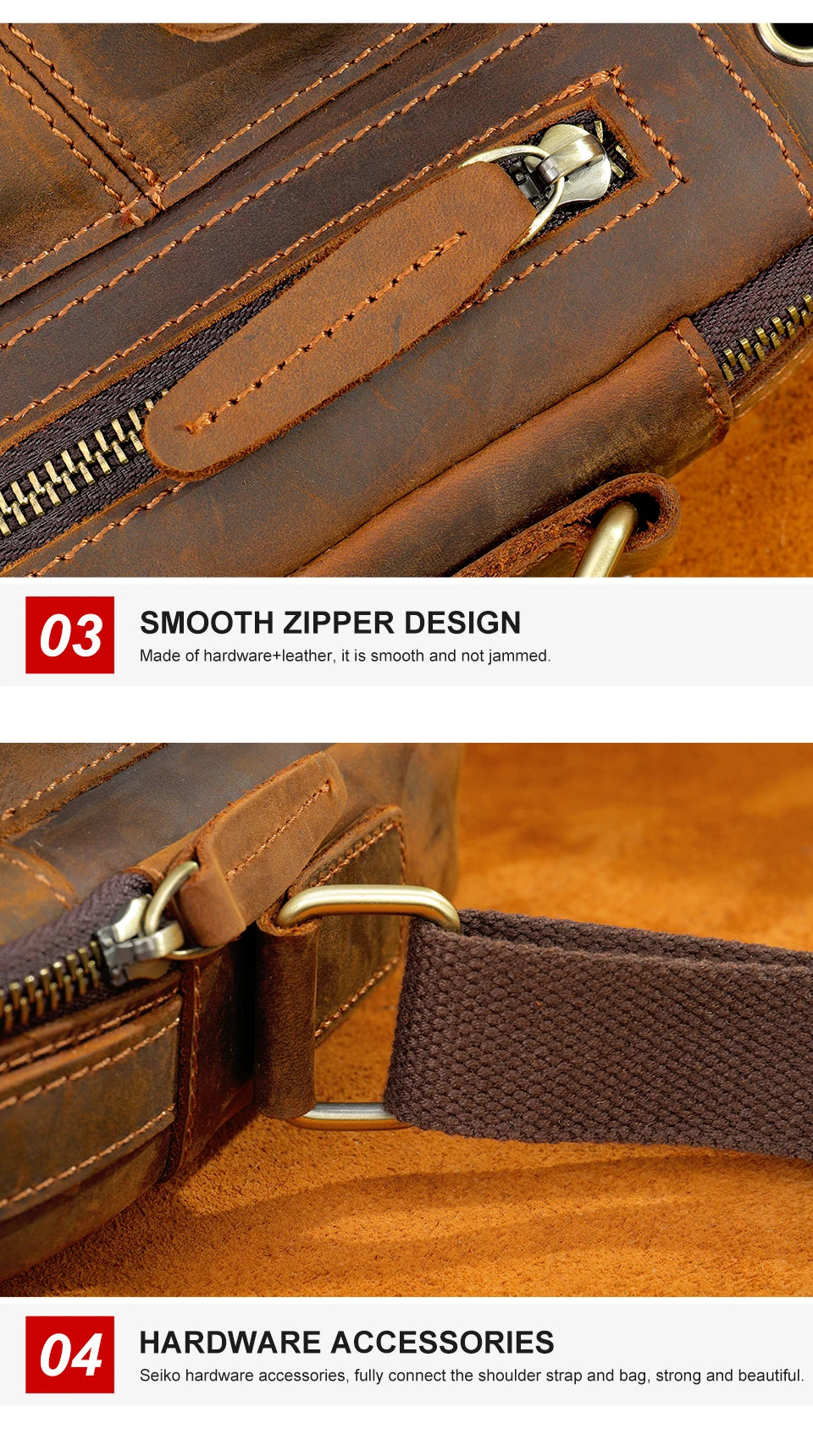 WESTAL Crazy Horse Leather Shoulder Bags for Men Crossbody Bags Purse My Order USB Charging Messenger Bags Leather Handbags Man