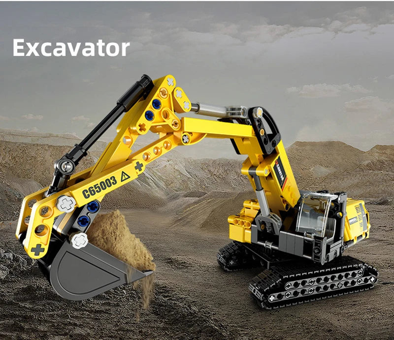 Cada 693Pcs City WheelLoader Car Heavy Mining Truck Building Blocks DIY Engineering Excavator Bricks Toy For Kids Gift
