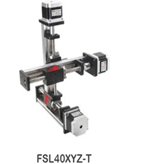 FUYU Gantry Robot XYZ Stage CNC Router Motorized 3 Axis Table Linear Motion Ball Screw Guide Rail With Stepper Motor