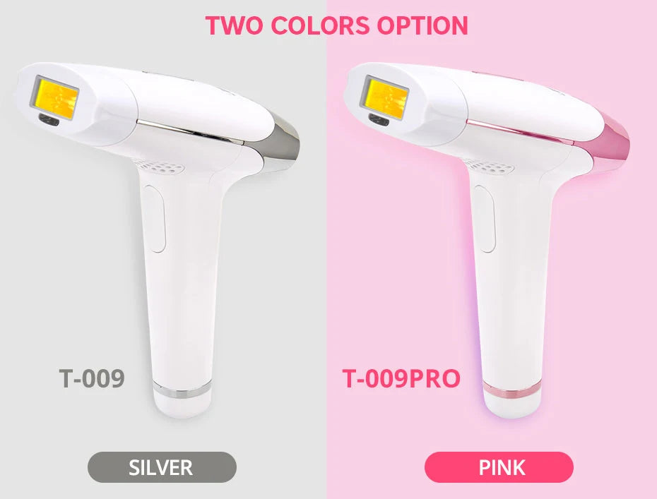 Lescolton IPL hair removal machine special lamp for rejuvenation with two heads for skin enhancement and hair removal.