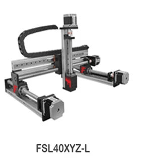 FUYU Gantry Robot XYZ Stage CNC Router Motorized 3 Axis Table Linear Motion Ball Screw Guide Rail With Stepper Motor