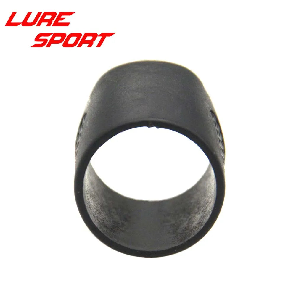 LURESPORT 12pcs 18pcs Graphite Slip Rings Reel Seat hoods for Ice Fishing Rod Building Component Repair rod DIY Accessory