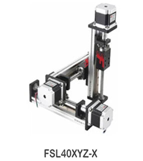 FUYU Gantry Robot XYZ Stage CNC Router Motorized 3 Axis Table Linear Motion Ball Screw Guide Rail With Stepper Motor