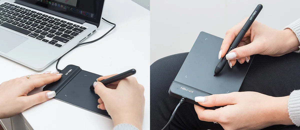 XPPen Star G430S Graphics Tablet 4x3 Inch Digital Drawing Tablet 8192 Levels Mini Tablet for OSU Game with Battery-free Stylus