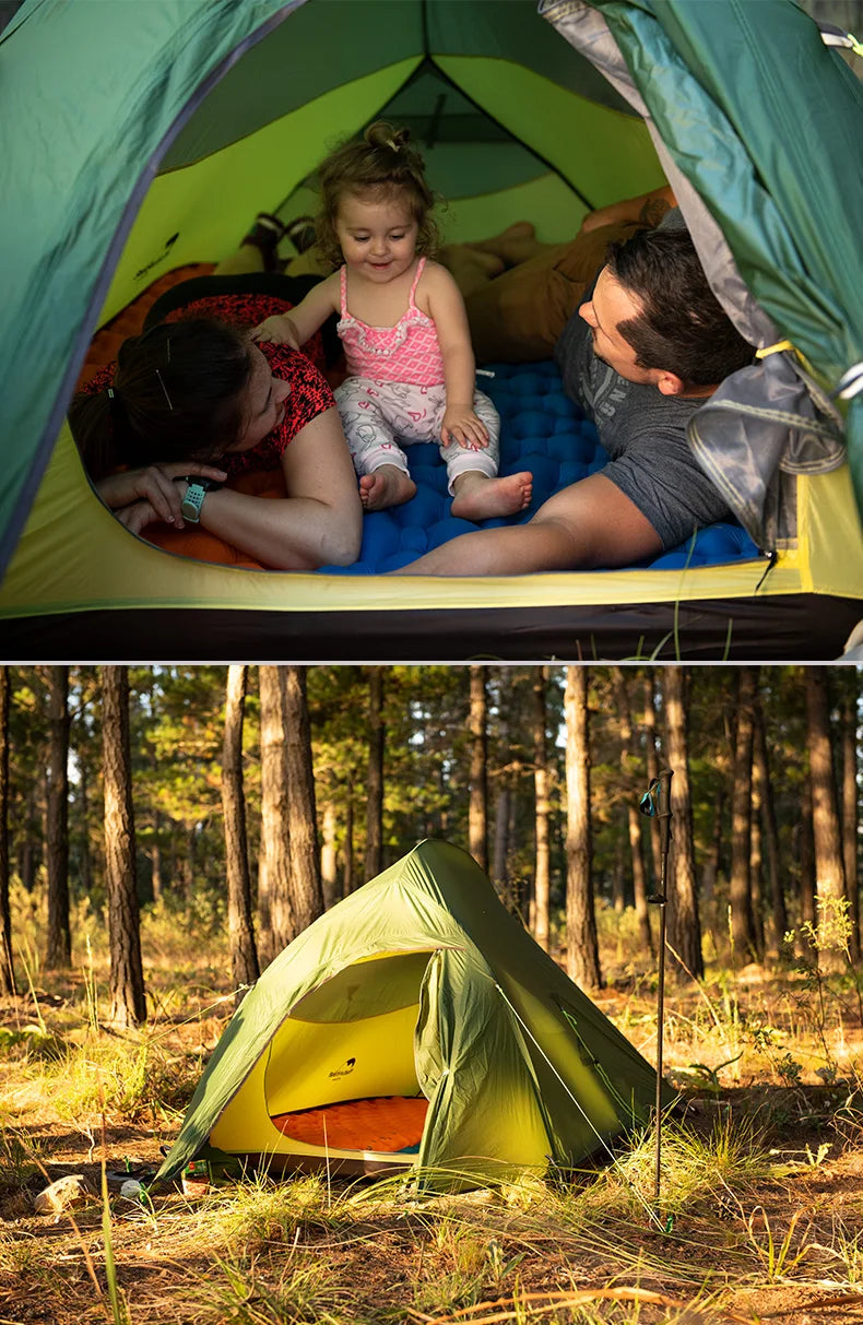Naturehike Outdoor Camping Mat Ultralight Inflatable mattressTent Sleeping Pad Portable Hiking Air Mattress Picnic Pad Air Mat