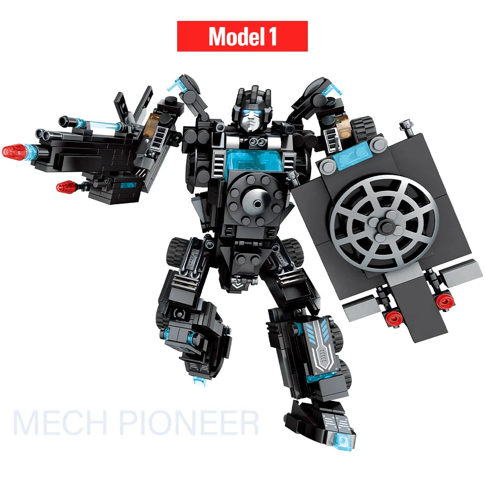 City Police Station Car Motorcycle Building Blocks SWAT Team Weapons Truck Ship Robot Bricks Toys Sets For Children