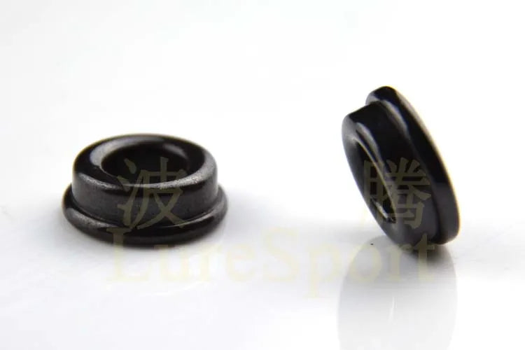LureSport 12pcs 18pcs size 6-20 Thickening Alconite Ring Ceramic Black Guide Ring Rod Building component Repair DIY Accessory